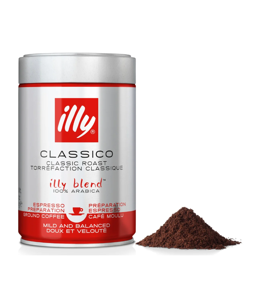 CAFE ILLY MOULU CLASSICO 100% ARABICA 250G CAFE ILLY MOULU CLASSICO 100% ARABICA 250G