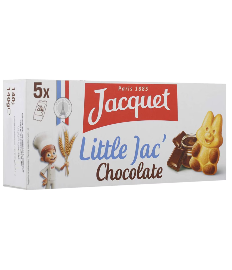 GATEAU JACQUET LITTLE JAC' CHOCOLATE 140G GATEAU JACQUET LITTLE JAC' CHOCOLATE 140G