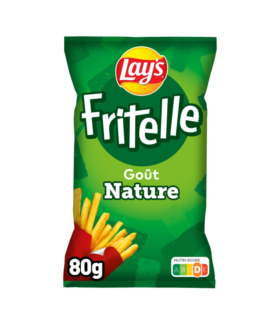 CHIPS LAYS FRITELLE GOUT NATURE 80 G CHIPS LAYS FRITELLE GOUT NATURE 80 G