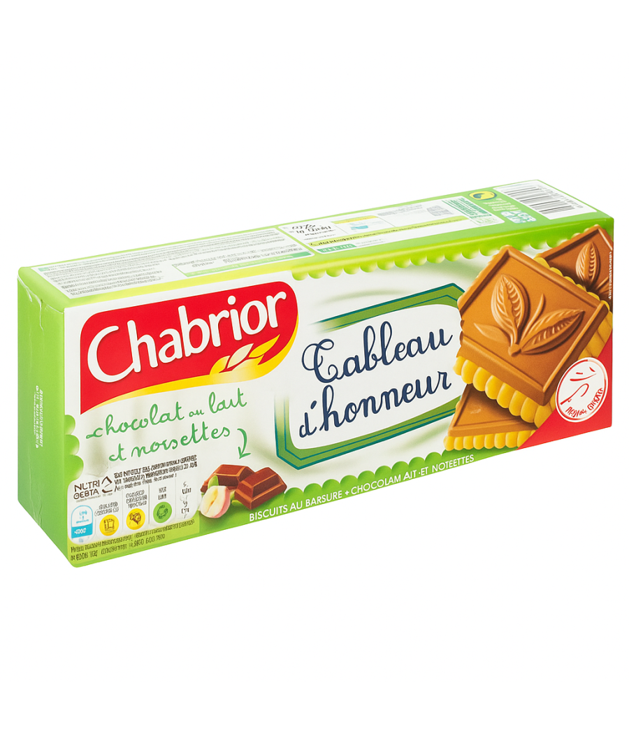 BISCUITS TABLEAU D'HONNEUR NOISETTES CHABRIOR 150G BISCUITS TABLEAU D'HONNEUR NOISETTES CHABRIOR 150G
