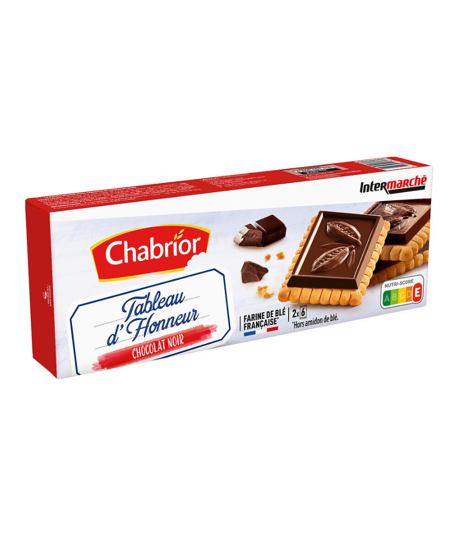 BISCUITS TABLEAU D'HONNEUR CHOCOLAT NOIR 150G BISCUITS TABLEAU D'HONNEUR CHOCOLAT NOIR 150G