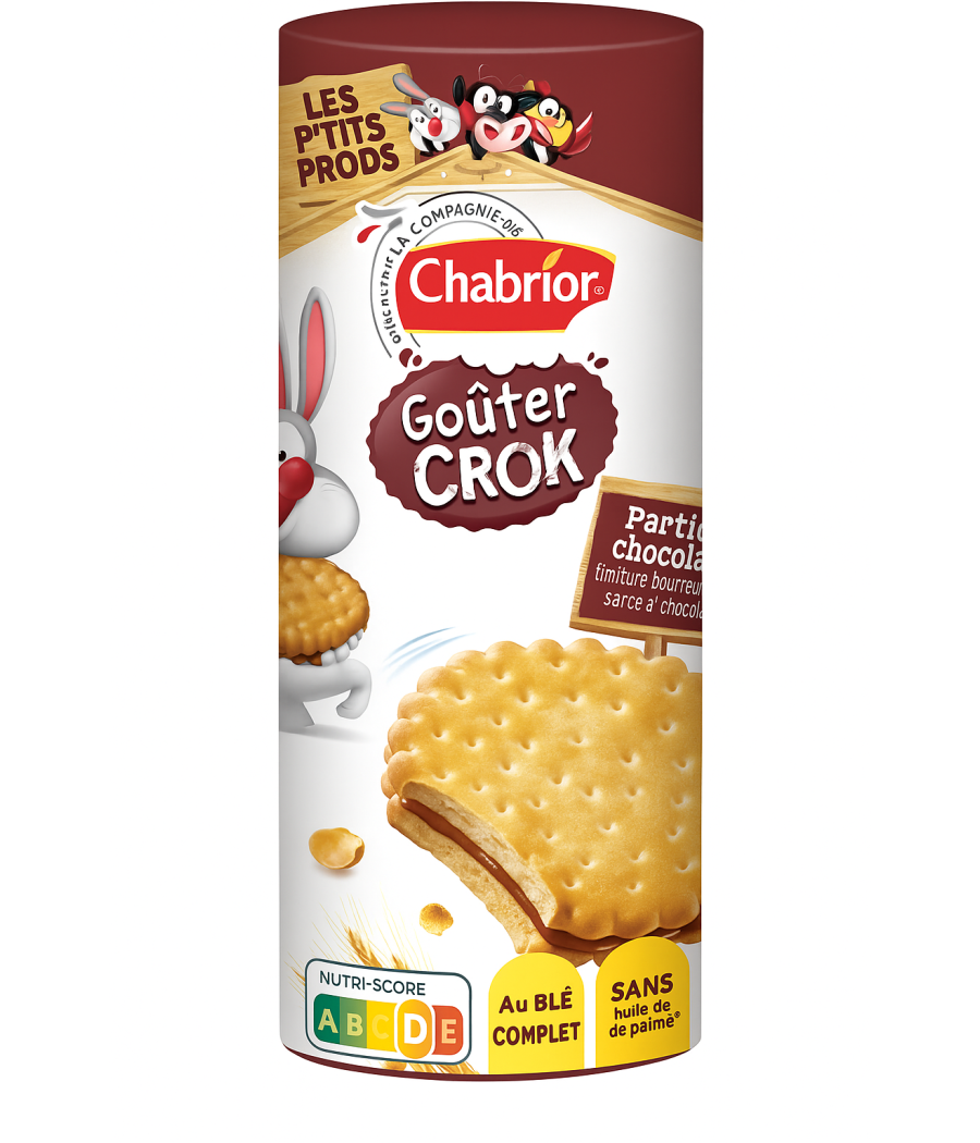 BISCUITS FOURRES AU CHOCOLAT&LAIT CHABRIOR  300G BISCUITS FOURRES AU CHOCOLAT&LAIT CHABRIOR  300G