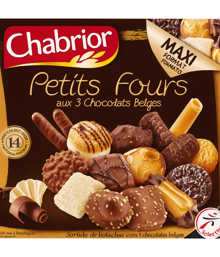 ASSORTIMENT PETITS FOURS AUX 3 CHOCOLATS BELGE 750G ASSORTIMENT PETITS FOURS AUX 3 CHOCOLATS BELGE 750G