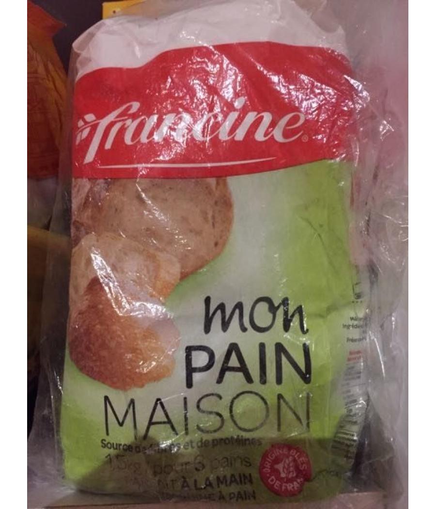 PREPARATION POUR  PAIN MAISON FRANCINE 1500G PREPARATION POUR  PAIN MAISON FRANCINE 1500G