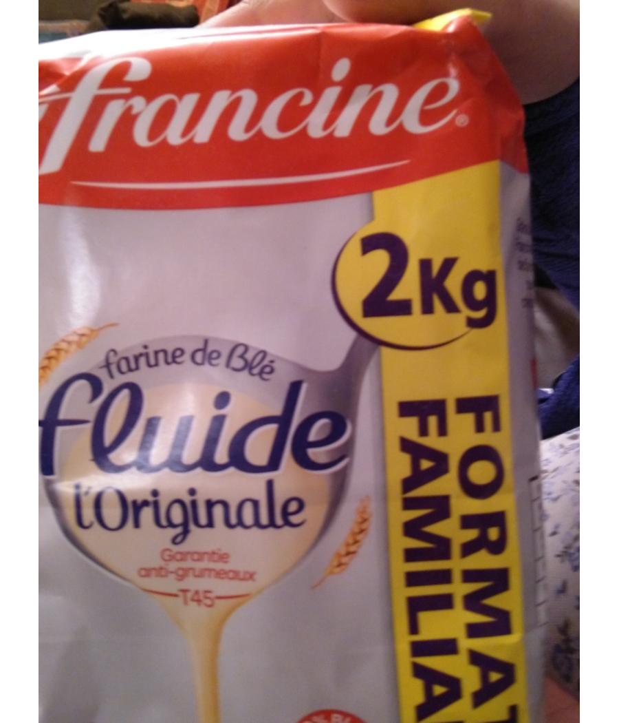 FARINE DE BLE FLUIDE FRANCINE 2KG FARINE DE BLE FLUIDE FRANCINE 2KG
