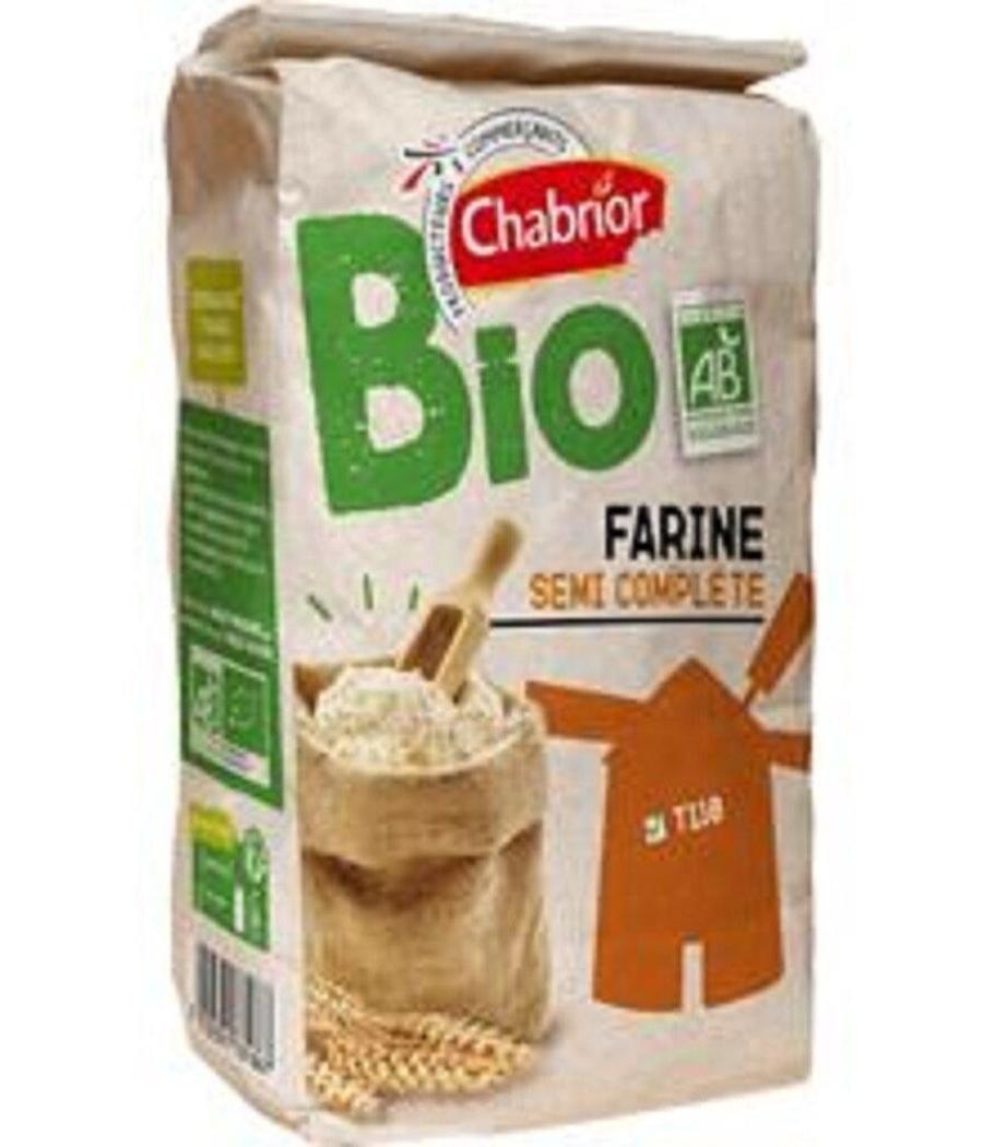 FARINE SEMI COMPLETE BIO T110 CHABRIOR 1KG FARINE SEMI COMPLETE BIO T110 CHABRIOR 1KG