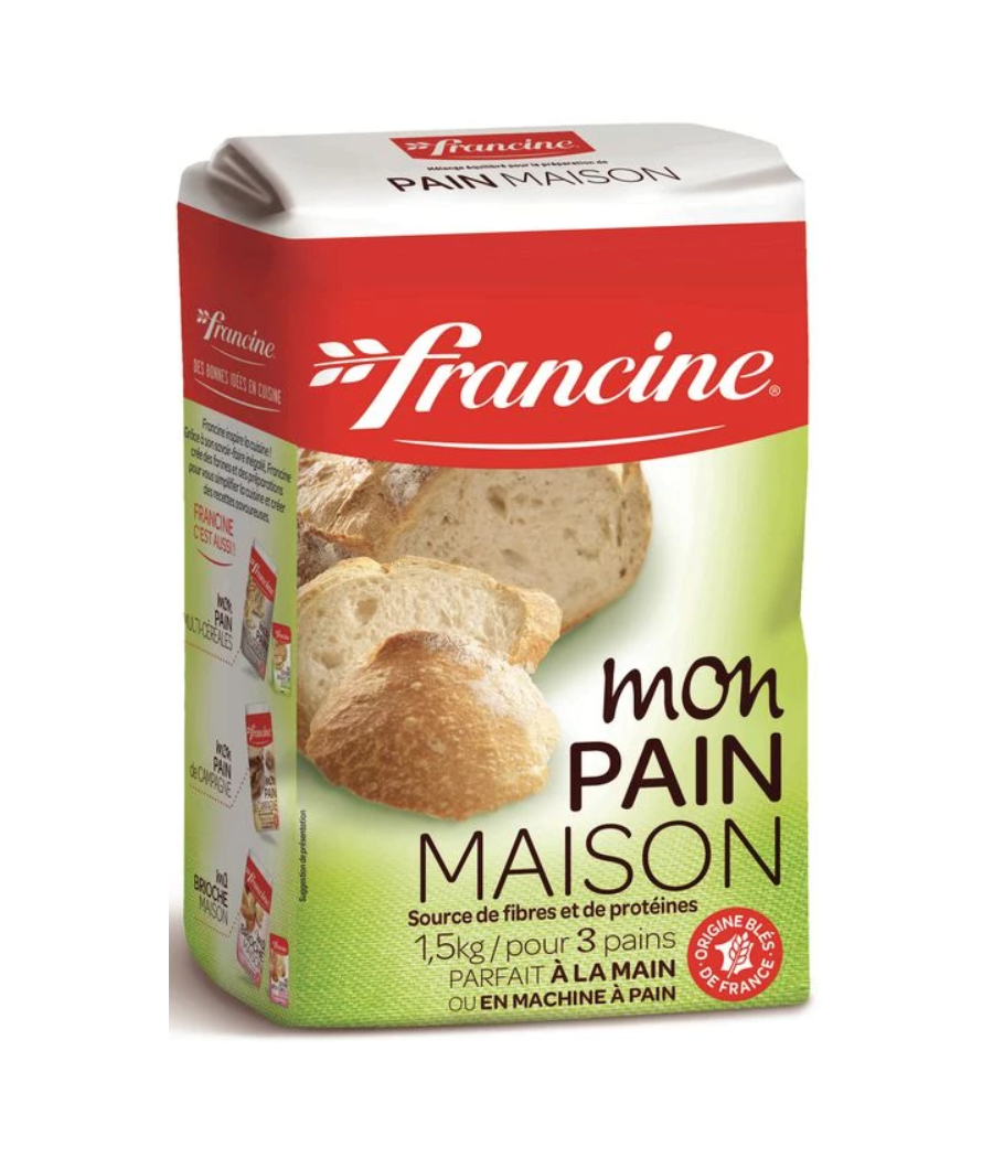 PREPARATION POUR  PAIN MAISON FRANCINE 1500G PREPARATION POUR  PAIN MAISON FRANCINE 1500G