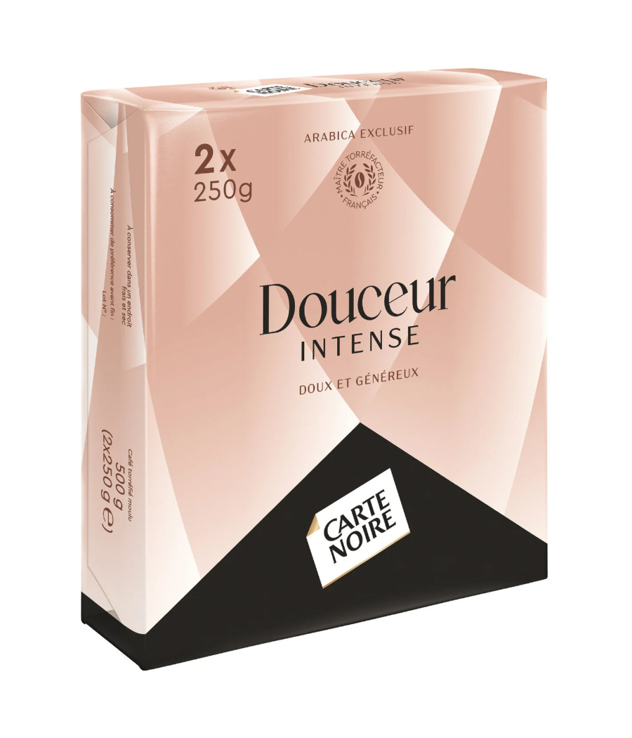 CAFE CARTE NOIR MOULU DOUCEUR INTENSE X2 250G CAFE CARTE NOIR MOULU DOUCEUR INTENSE X2 250G