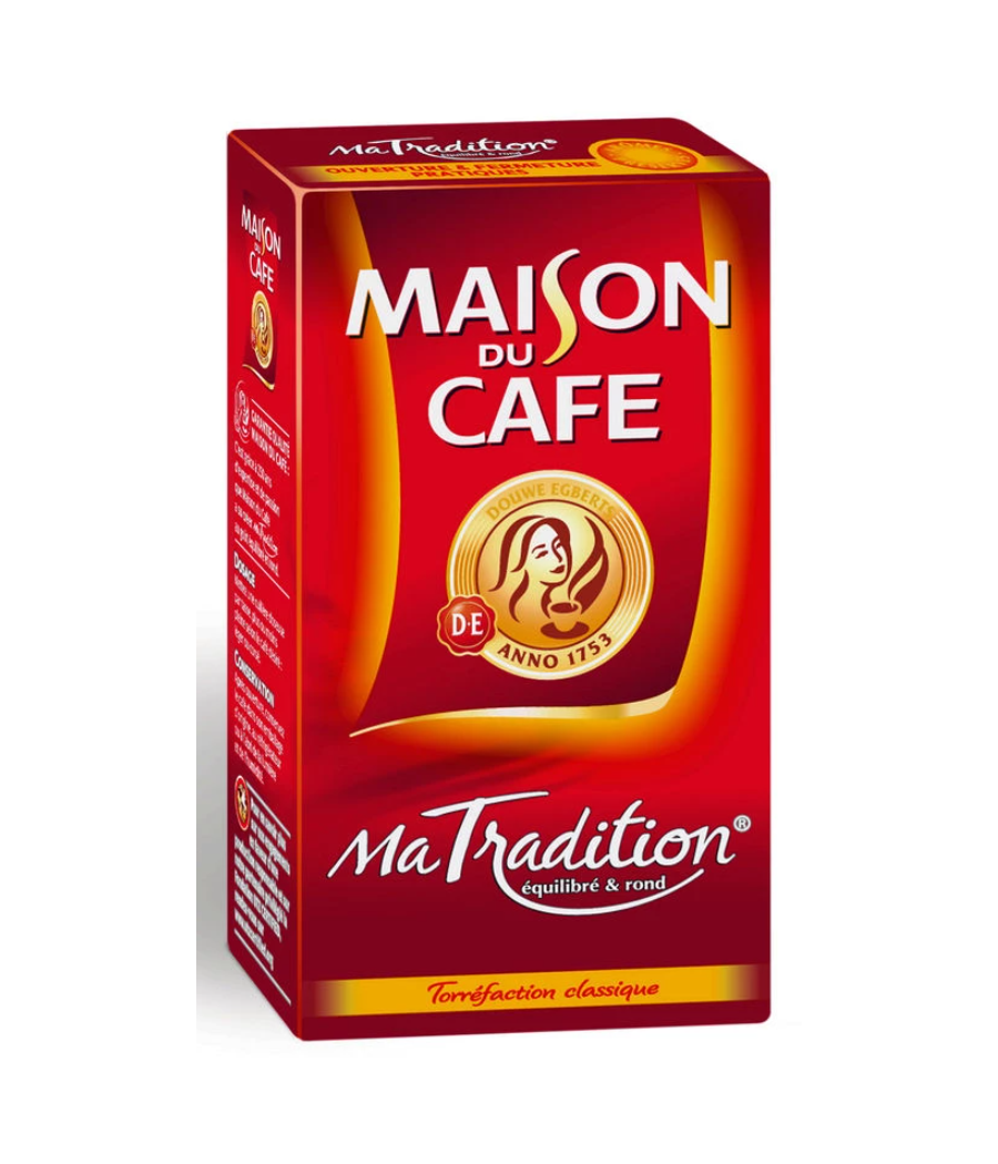 CAFE MAISON DU CAFE MA TRADITION DOUWE EGBERTS 250G CAFE MAISON DU CAFE MA TRADITION DOUWE EGBERTS 250G