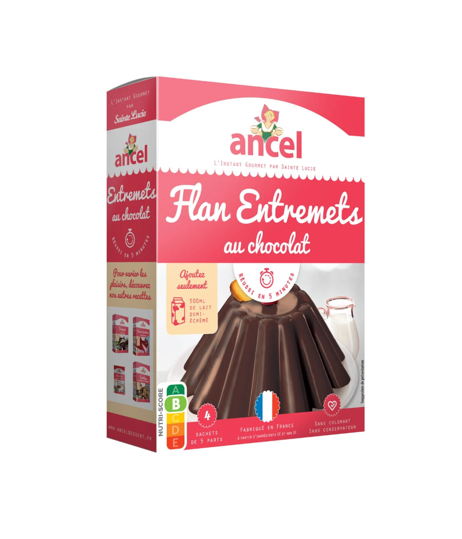FLAN ANCEL DR. OETKER ENTREMETS AU CHOCOLAT 232G FLAN ANCEL DR. OETKER ENTREMETS AU CHOCOLAT 232G