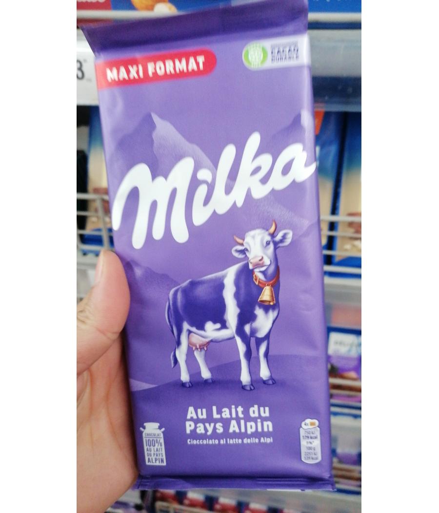TABLETTE DE  CHOCOLAT LAIT MILKA 200 G TABLETTE DE  CHOCOLAT LAIT MILKA 200 G