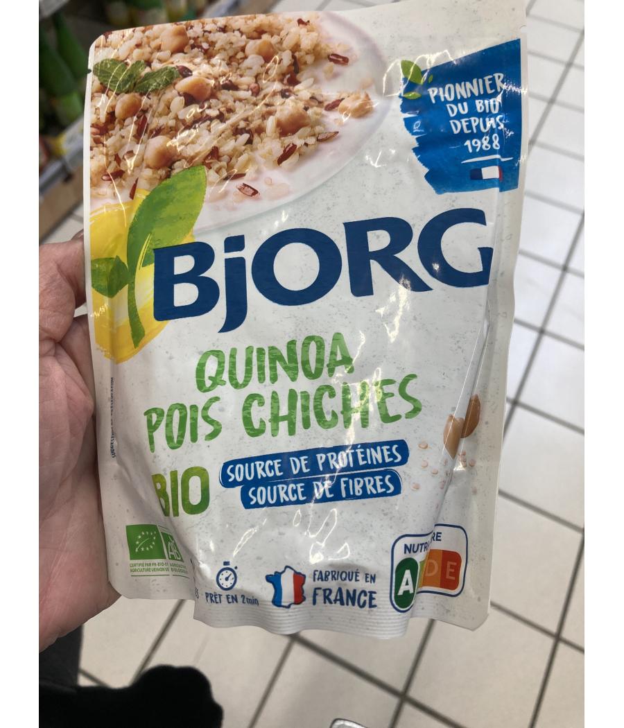QUINOA POIS CHICHES BJORG 250G QUINOA POIS CHICHES BJORG 250G