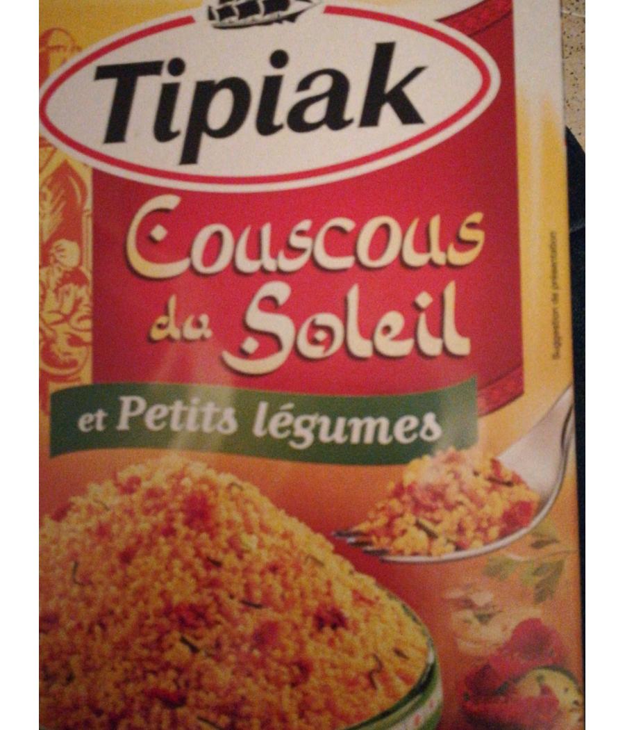 COUSCOUS DU SOLEIL ET PETITS LEGUMES TIPIAK 2 X 200G COUSCOUS DU SOLEIL ET PETITS LEGUMES TIPIAK 2 X 200G