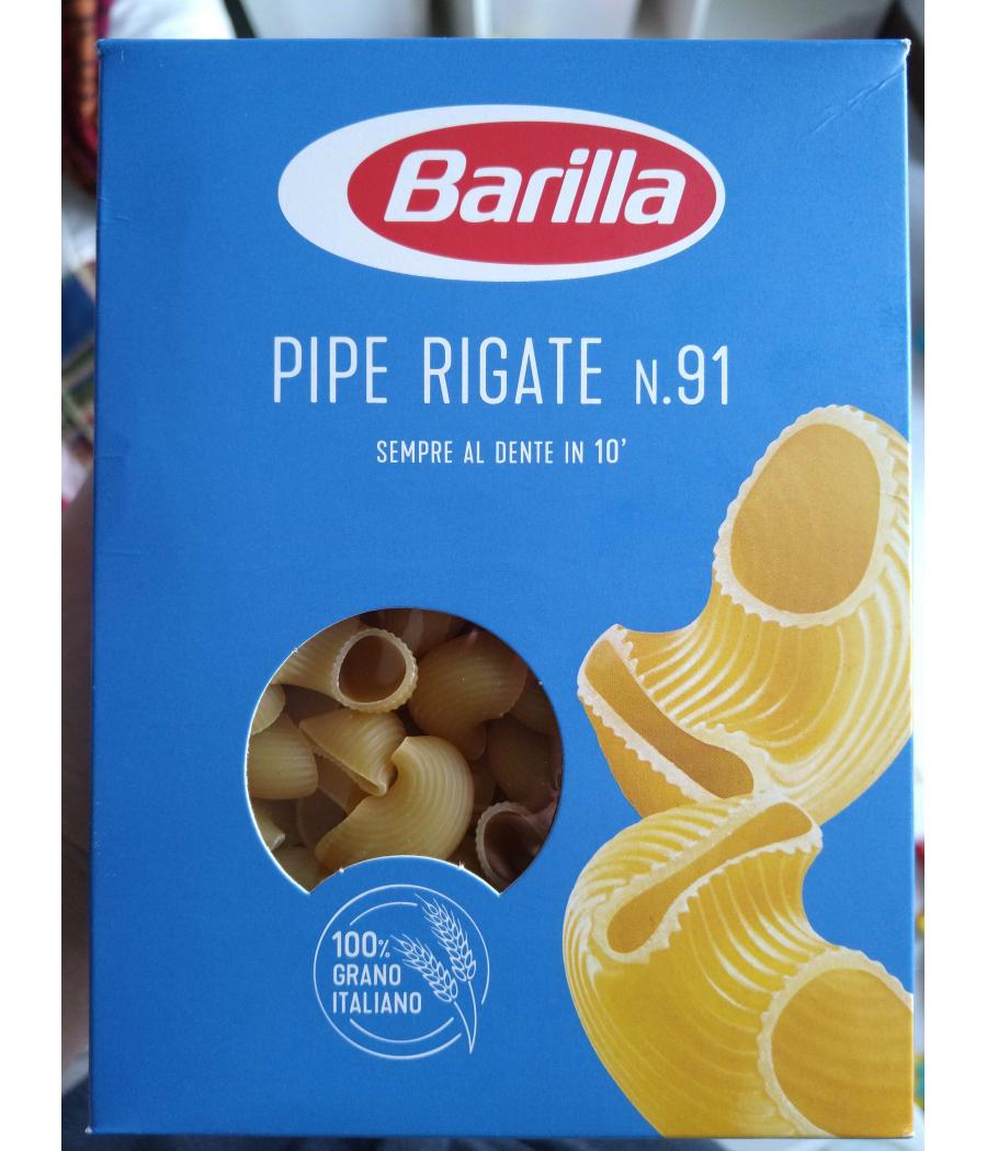 PATES BARILLA PIPE RIGATE 500G PATES BARILLA PIPE RIGATE 500G