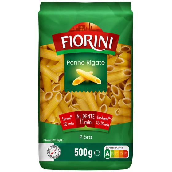 PATES PENNE RIGATE PIORA FLORINI 500G