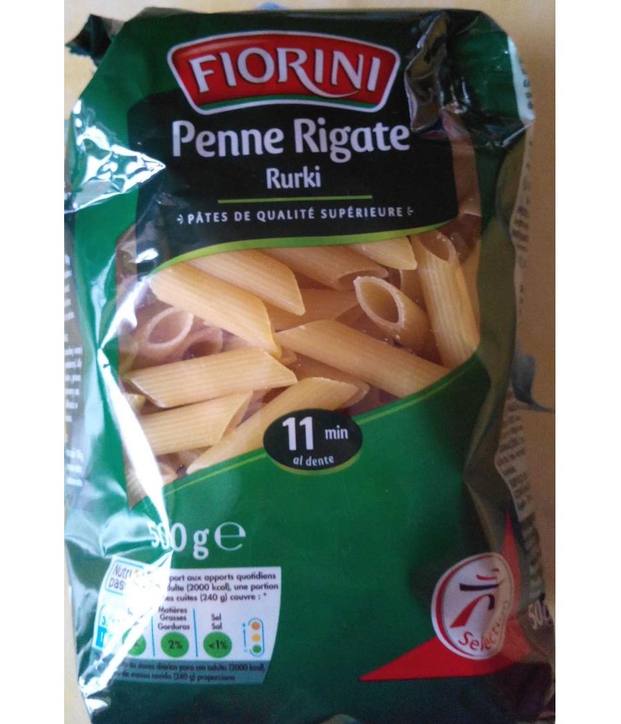 PATES PENNE RIGATE RURKI FLORINI  500G PATES PENNE RIGATE RURKI FLORINI  500G