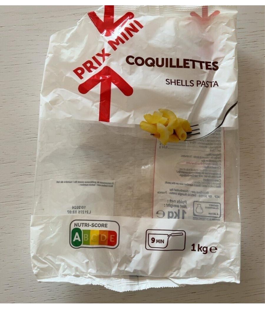 PATES COQUILLETTES PRIX MINI 1KG PATES COQUILLETTES PRIX MINI 1KG