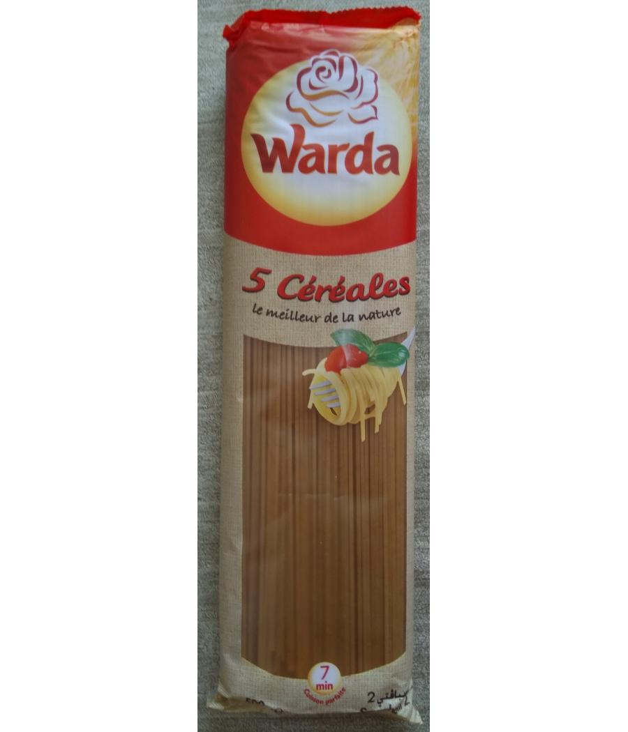 SPAGHETTI  5 CEREALES WARDA  500G SPAGHETTI  5 CEREALES WARDA  500G