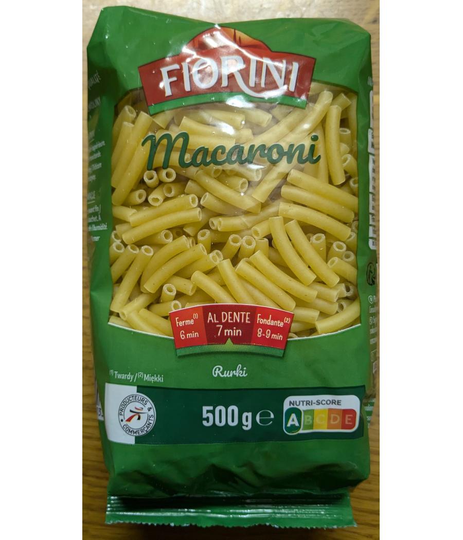 PATES MACARONI FIORINI 500G PATES MACARONI FIORINI 500G