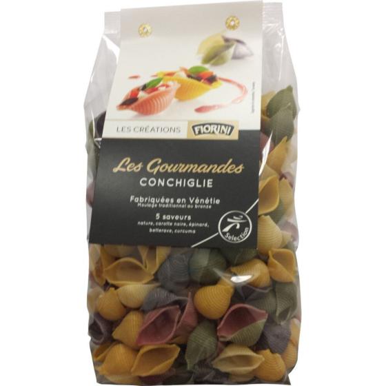 LES GOURMANDES CONCHIGLIE 5 SAVEURS 500 G
