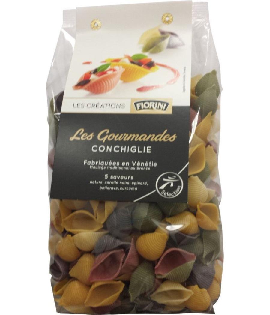 LES GOURMANDES CONCHIGLIE 5 SAVEURS 500 G LES GOURMANDES CONCHIGLIE 5 SAVEURS 500 G