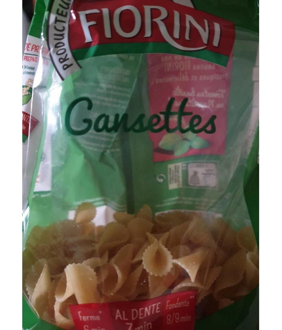 GANSETTES (PATES DE QUALITE SUPERIEURE) 500 G GANSETTES (PATES DE QUALITE SUPERIEURE) 500 G