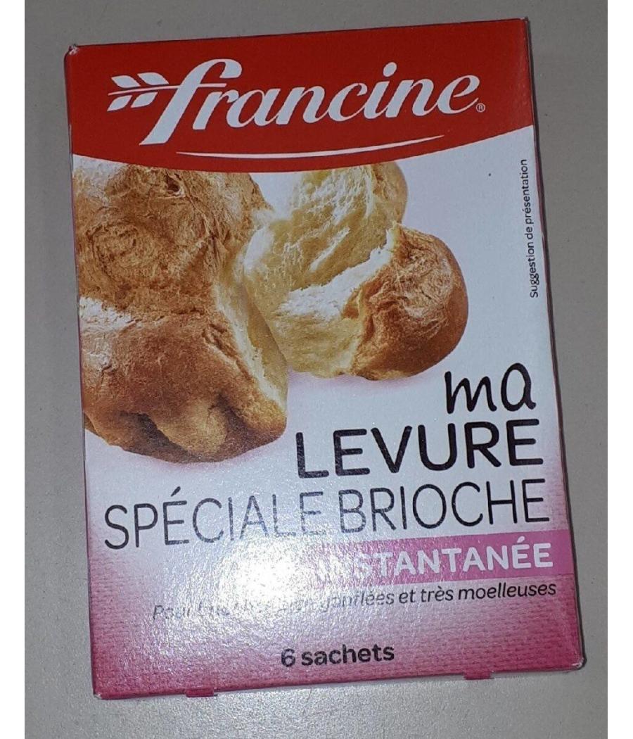 LEVURE SPECIALE BRIOCHE FRANCINE 6 X 7G LEVURE SPECIALE BRIOCHE FRANCINE 6 X 7G