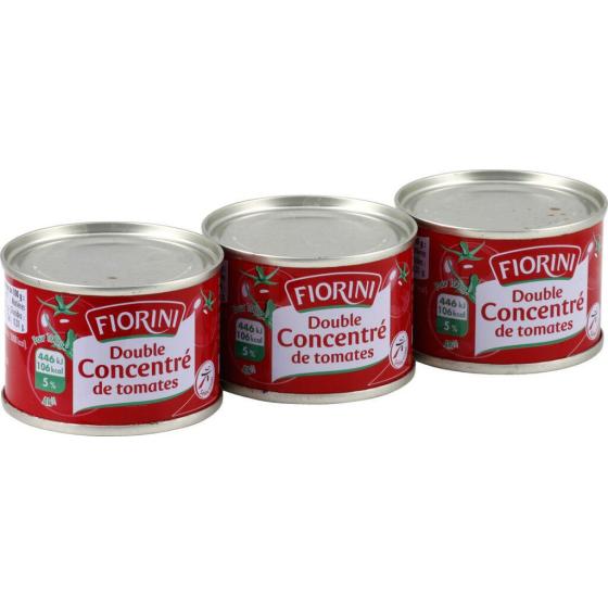 TOMATES FIORINI DOUBLE CONCENTRE 210G (3 X 70G)