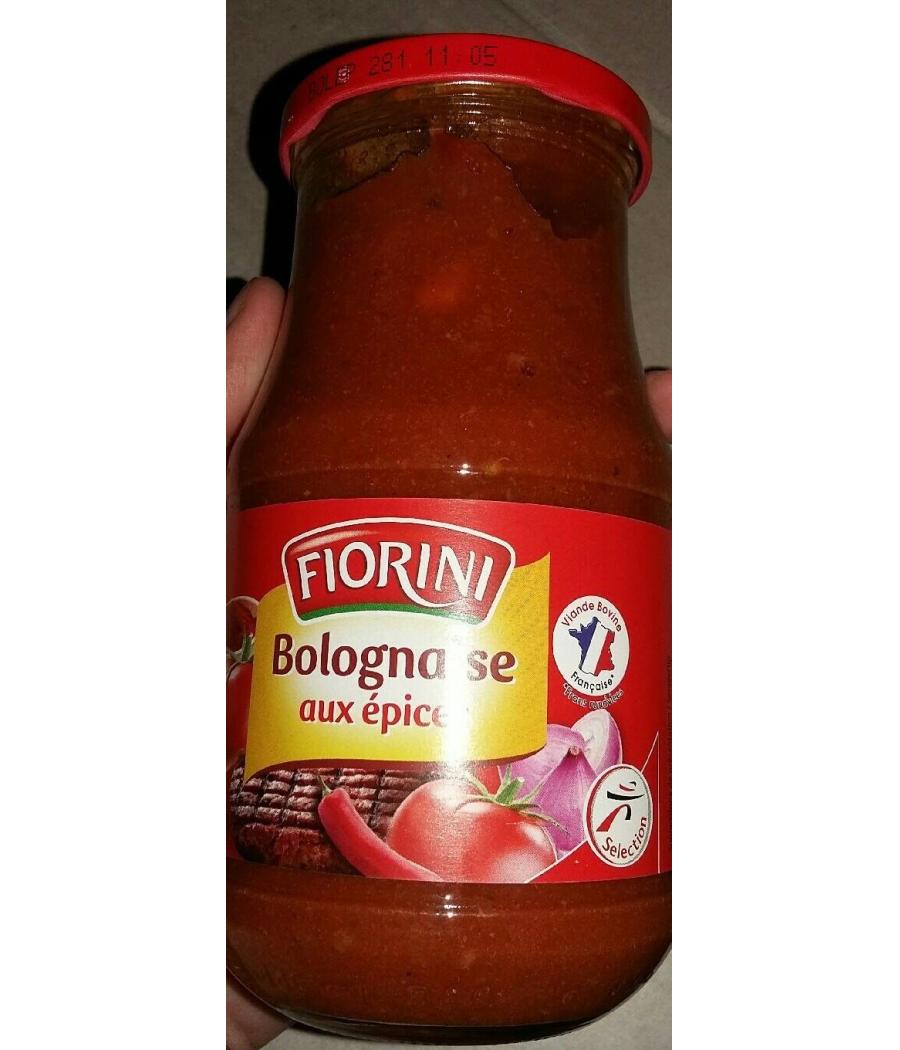 SAUCE FIORINI BOLOGNAISE AUX EPICES 420G SAUCE FIORINI BOLOGNAISE AUX EPICES 420G