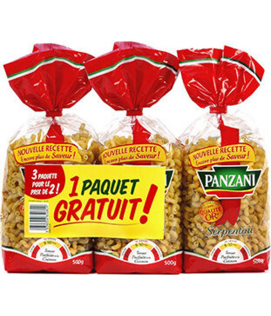 PATES SERPENTINI PANZANI 1500G PATES SERPENTINI PANZANI 1500G