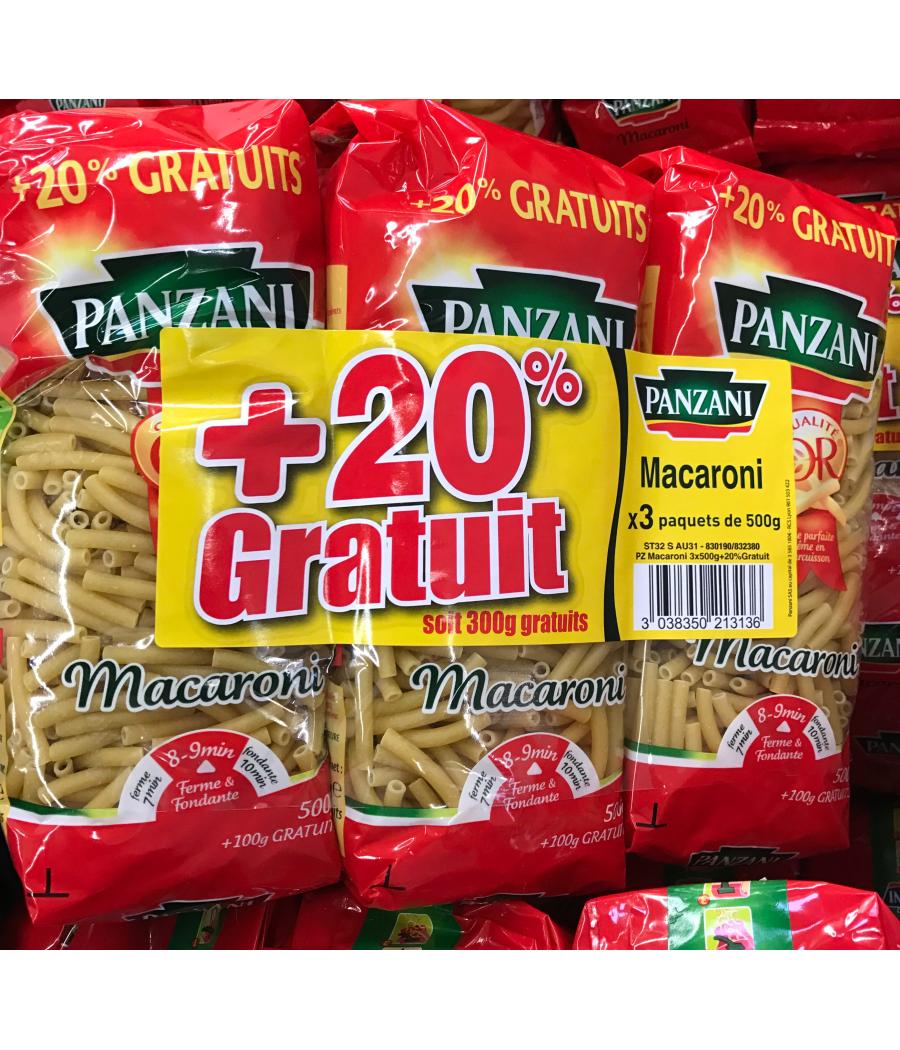 PANZANI MACARONI 500G PANZANI MACARONI 500G