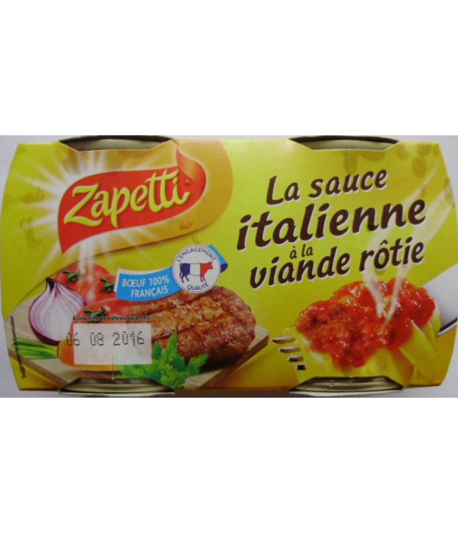 LA SAUCE ITALIENNE A LA VIANDE ROTIE 190 G LA SAUCE ITALIENNE A LA VIANDE ROTIE 190 G