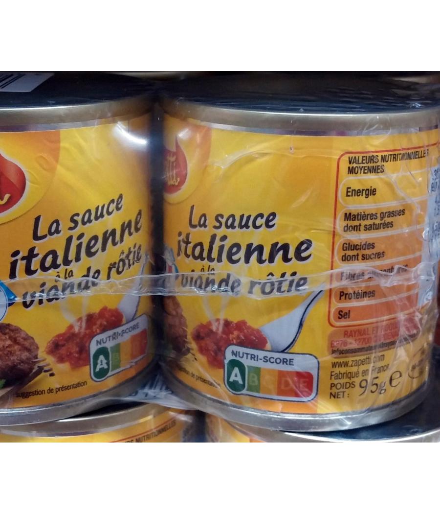 LA SAUCE ITALIENNE A LA VIANDE ROTIE (3 X 3021690017670) 3 X 95 G LA SAUCE ITALIENNE A LA VIANDE ROTIE (3 X 3021690017670) 3 X 95 G