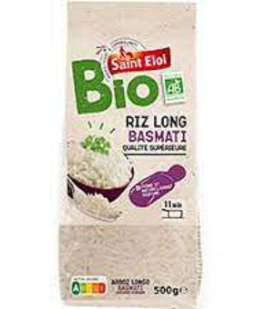 RIZ LONG BASMATI BIO SAINT ELOI 500G RIZ LONG BASMATI BIO SAINT ELOI 500G