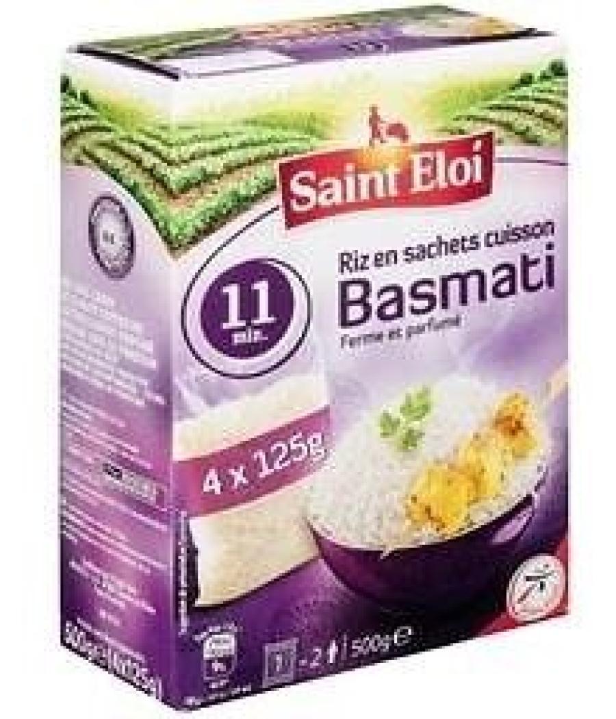 RIZ BASMATI EN SACHETS SAINT ELOI 500G RIZ BASMATI EN SACHETS SAINT ELOI 500G