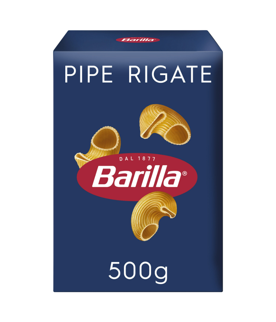 PATES BARILLA PIPE RIGATE 500G PATES BARILLA PIPE RIGATE 500G