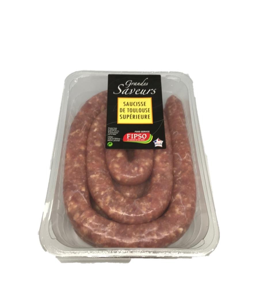 FIPSO SAUCISSE BRASSE SUPERIEURE DE PORC SOUS ATMOSPHERE ELABORE EN EN FRANCE FIPSO SAUCISSE BRASSE SUPERIEURE DE PORC SOUS ATMOSPHERE ELABORE EN EN FRANCE