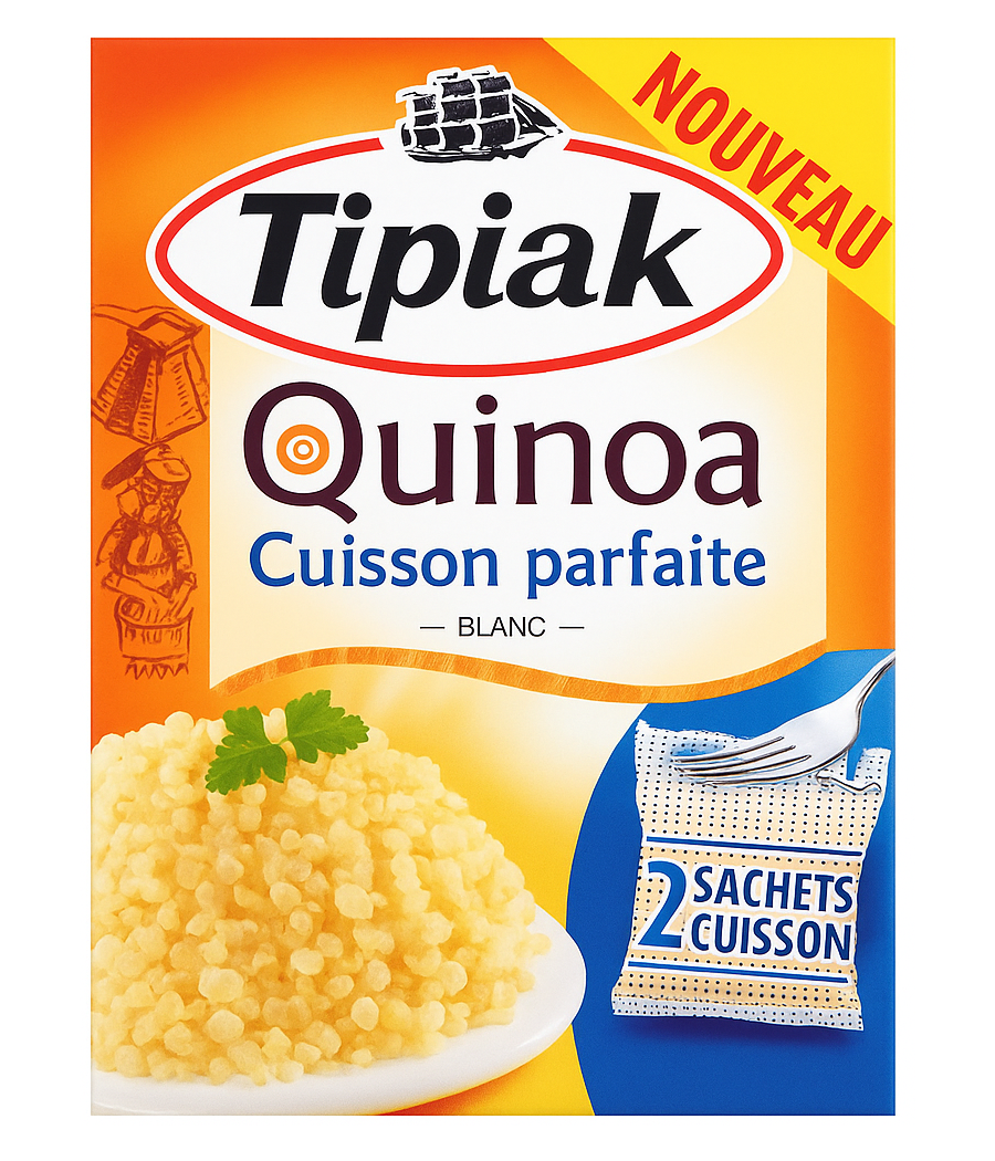 QUINOA CUISSON PARFAITE TIPIAK 2 X 120G QUINOA CUISSON PARFAITE TIPIAK 2 X 120G