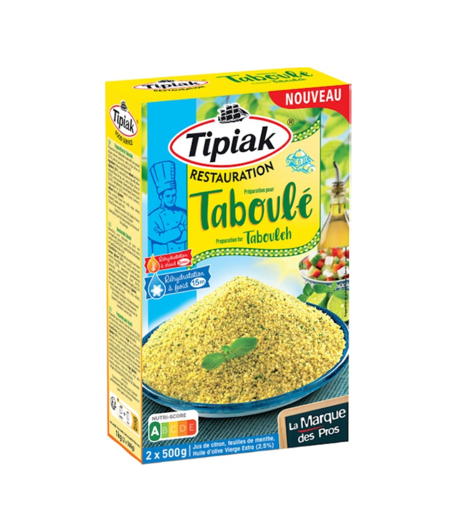 RESTAURATION PREPARATION POUR TABOULE TAPIAK 2 X 500G RESTAURATION PREPARATION POUR TABOULE TAPIAK 2 X 500G