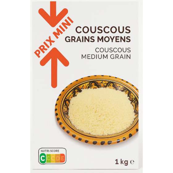 COUSCOUS GRAINS MOYEN 1 KG