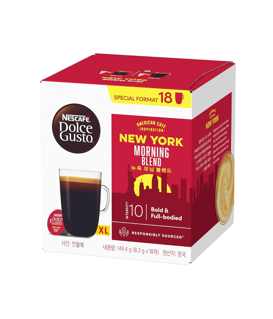 NESCAFE DOLCE GUSTO NEW YORK  X18 CAPSULES NESCAFE DOLCE GUSTO NEW YORK  X18 CAPSULES