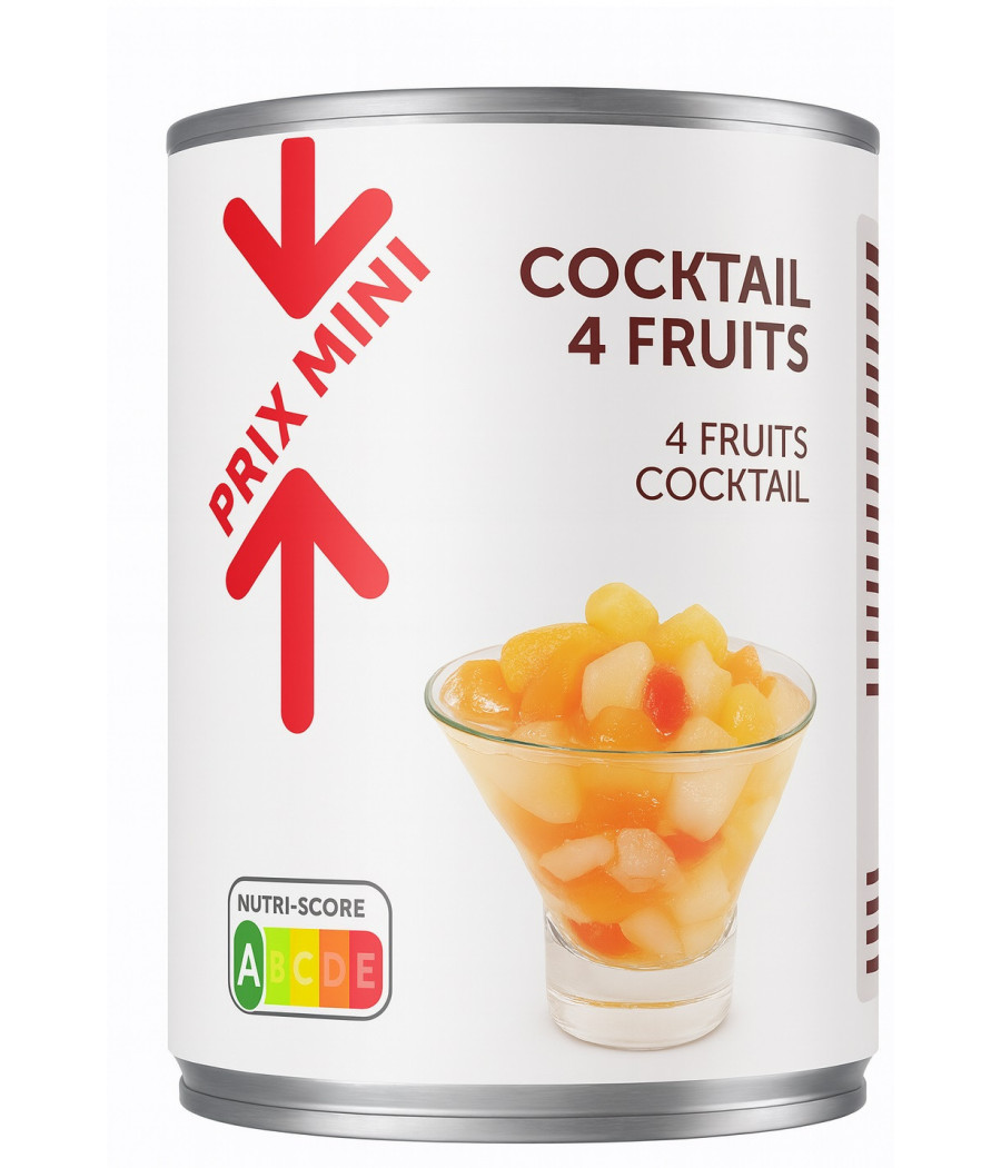 COCKTAIL 4 FRUITS PRIX MINI 820G COCKTAIL 4 FRUITS PRIX MINI 820G