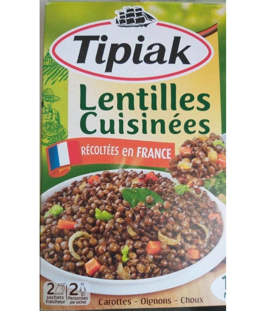 LENTILLES CUISINEES TIPIAK 240G LENTILLES CUISINEES TIPIAK 240G