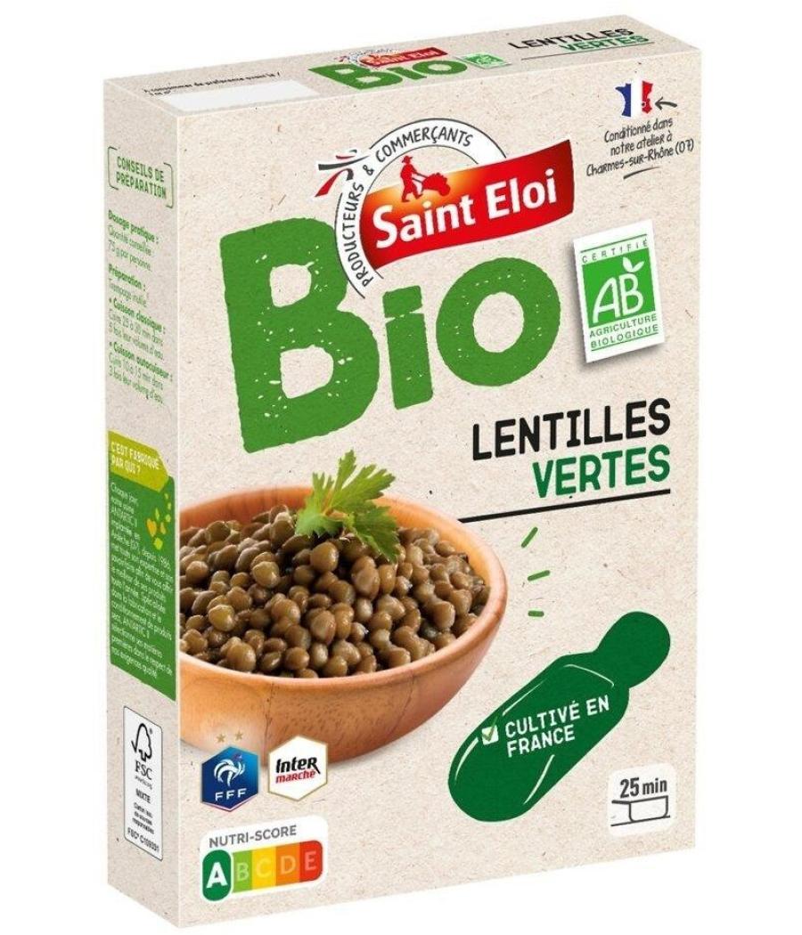 LENTILLES VERTES BIO SAINT ELOI 500G LENTILLES VERTES BIO SAINT ELOI 500G