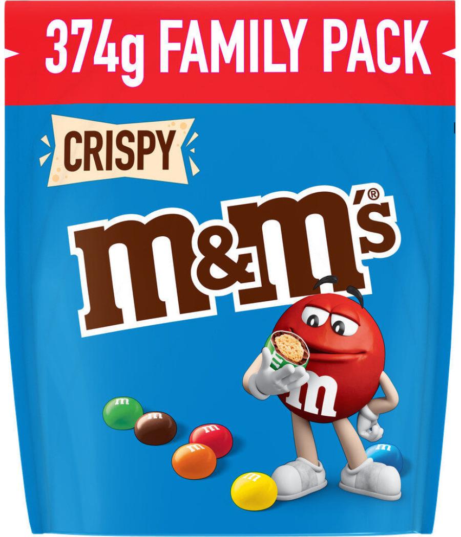 M&M'S CRISPY FAMILY PACK 374G M&M'S CRISPY FAMILY PACK 374G