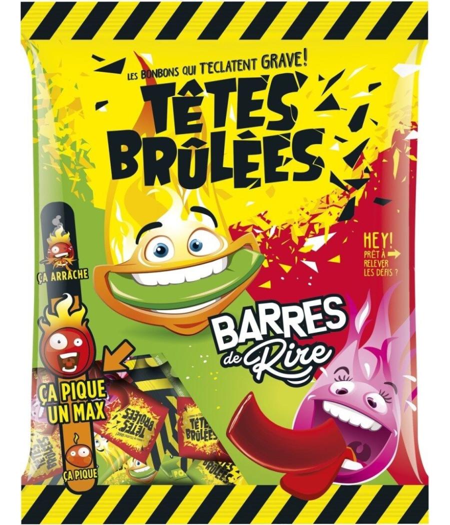 BONBON TÊTES BRULEES BARRES DE RIRE 200G BONBON TÊTES BRULEES BARRES DE RIRE 200G