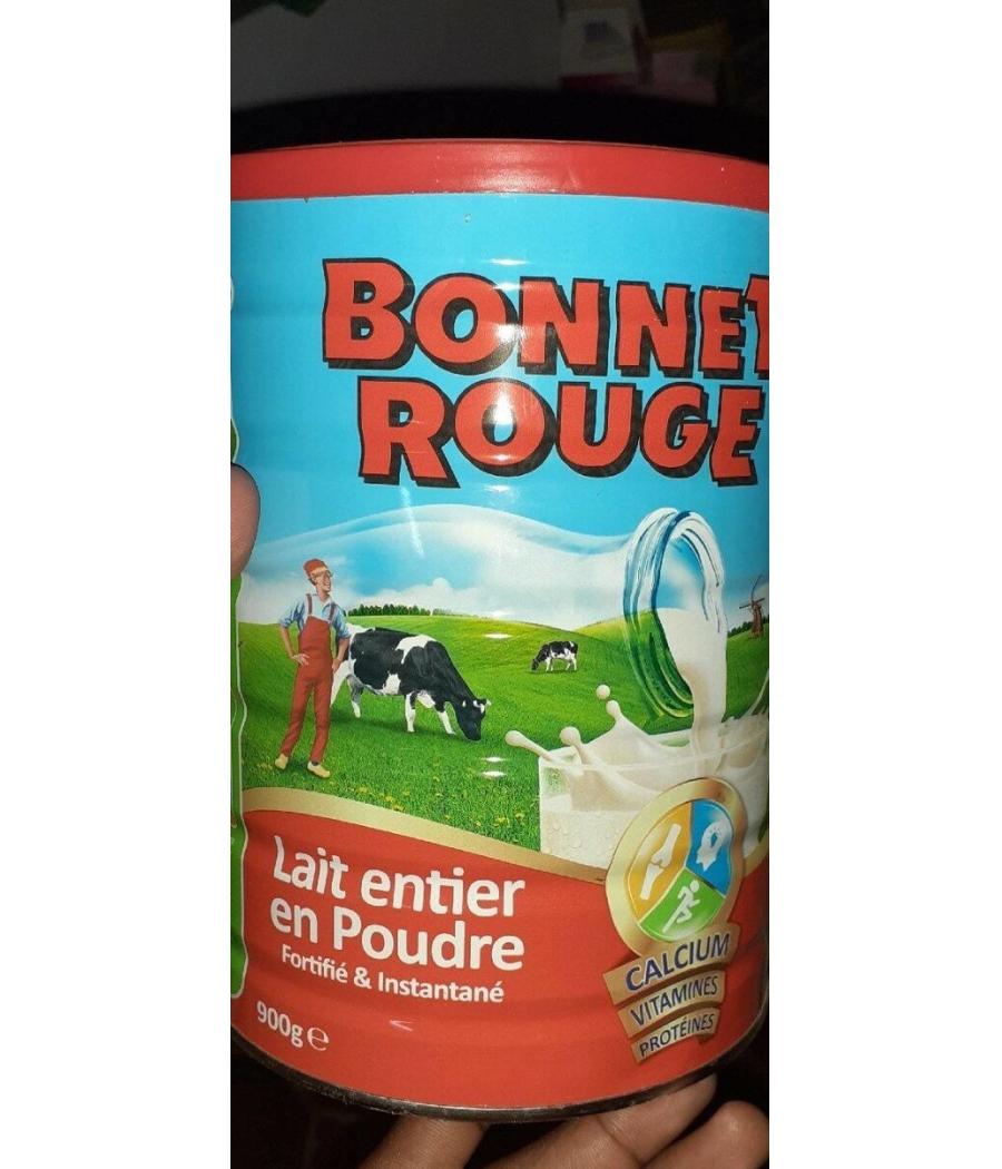 LAIT ENTIER EN POUDRE BONNET ROUGE 900G LAIT ENTIER EN POUDRE BONNET ROUGE 900G