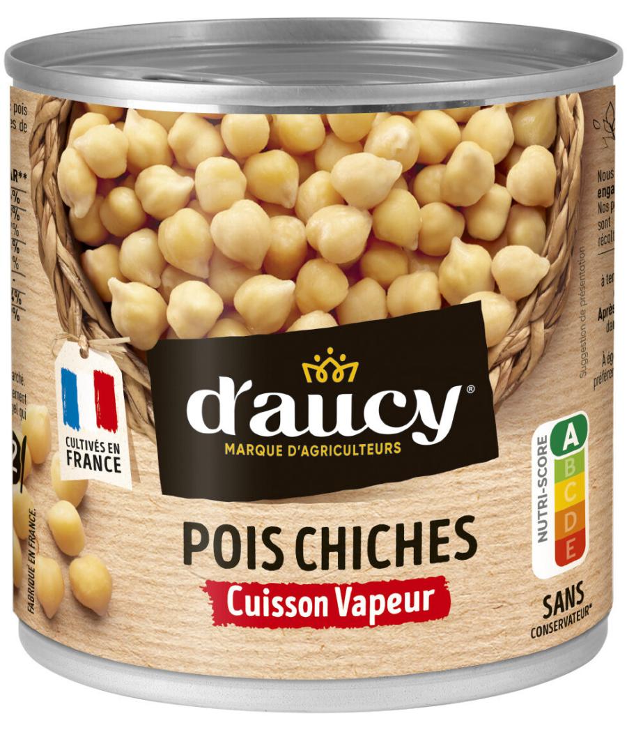POIS CHICHES CUISSON VAPEUR D'AUCY 265G POIS CHICHES CUISSON VAPEUR D'AUCY 265G