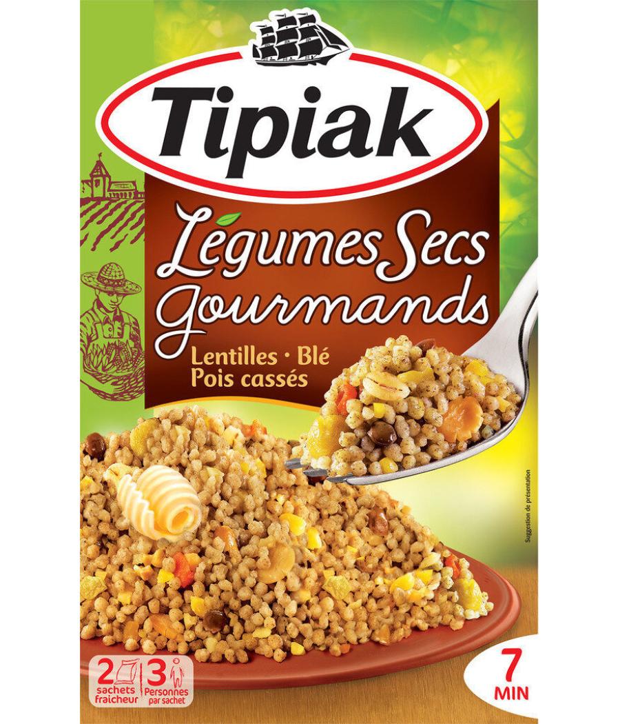 LEGUMES SECS GOURMANDS TIPIAK 2 X 165G LEGUMES SECS GOURMANDS TIPIAK 2 X 165G