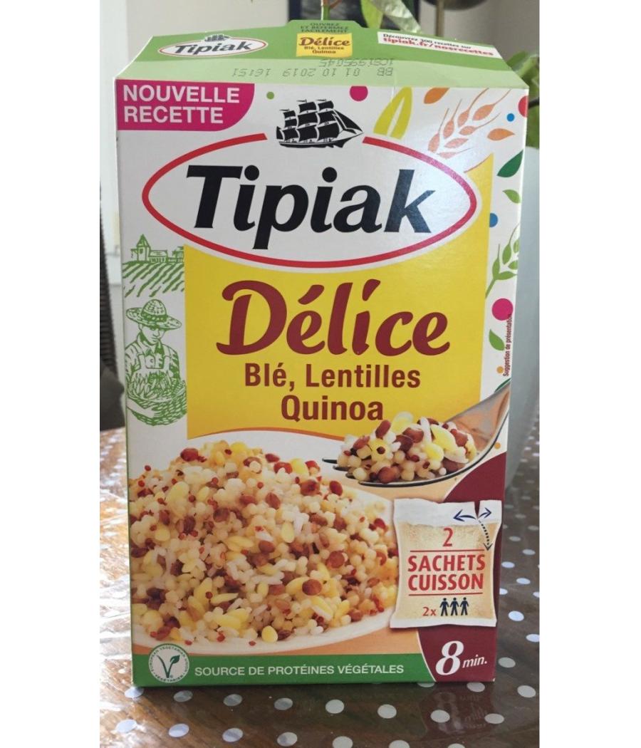 BLE LENTILLES ET QUINOA TIPIAK 2 X 165G BLE LENTILLES ET QUINOA TIPIAK 2 X 165G